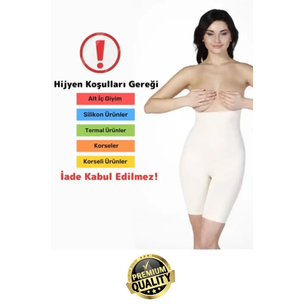 #Korse Sıkılaştırıcı İz Bırakmayan Kaymayan 2 Beden Küçülten Kadın Lazer Kesim Tam Boy Askılı Korse