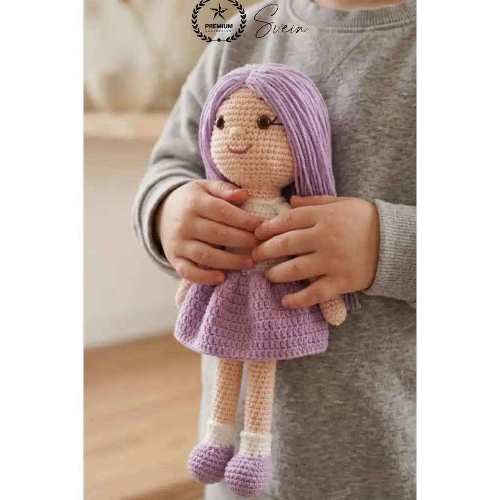 #Amigurumi Özel Üretim El Yapımı Renkli Etekli Amigurumi Bebek El Örgüsü Sevimli Oyuncak Dekoratif