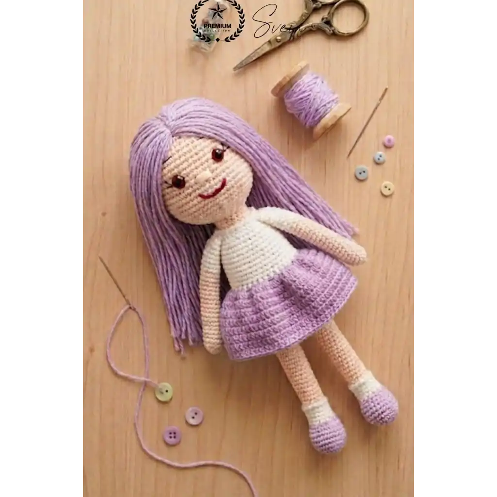 #Amigurumi Özel Üretim El Yapımı Renkli Etekli Amigurumi Bebek El Örgüsü Sevimli Oyuncak Dekoratif