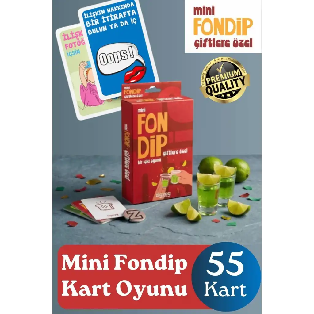 #KartOyunu Çiftlere Özel Yetişkin Eğlenceli Romantik İnteraktif Deneyim Fondip Mini Shot Kart Oyunu