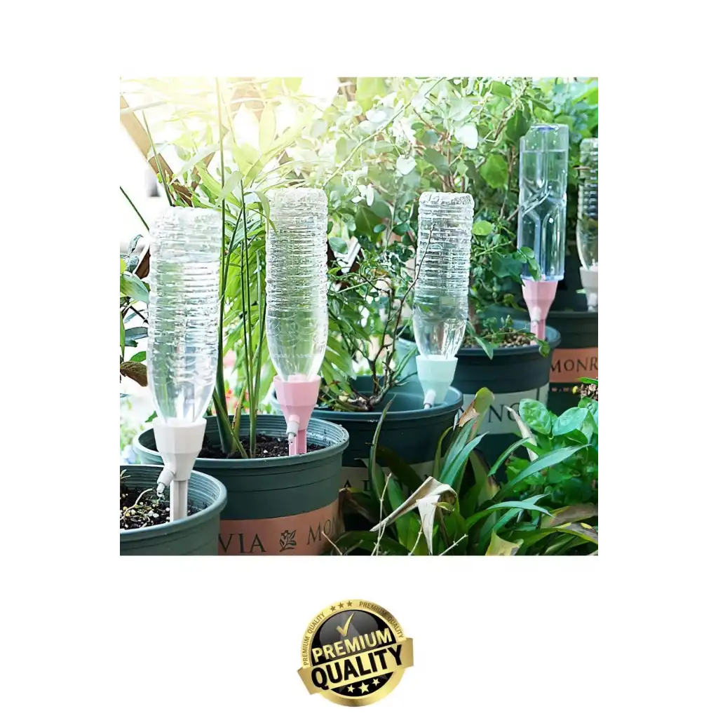 #Bitki Kontrollü Düzenli Damlatma Ayarlanır Başlık Pet Şişe Uyumlu 3lü Otomatik Bitki Sulama Aparatı