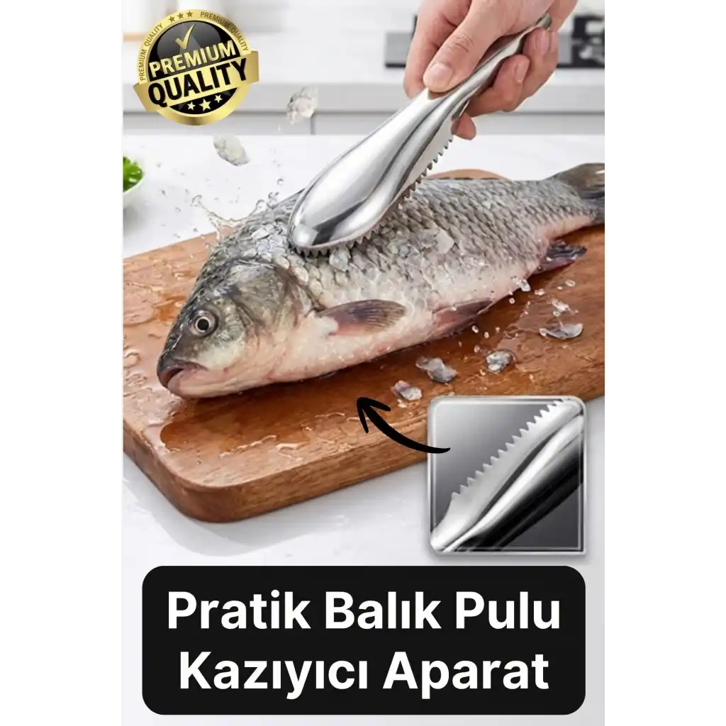 #BalıkPulu Mutfakta Zamandan Tasarruf Pratik Hijyenik Paslanmaz Çelik Balık Pulu Kazıyıcı Aparat
