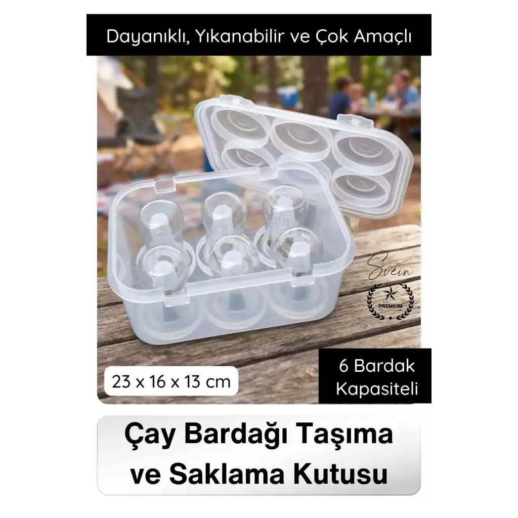 #ÇayBardağı Çay Bardağı Taşıma ve Saklama Kutusu Organizer Pratik Bardak Düzenleyici Kamp Piknik