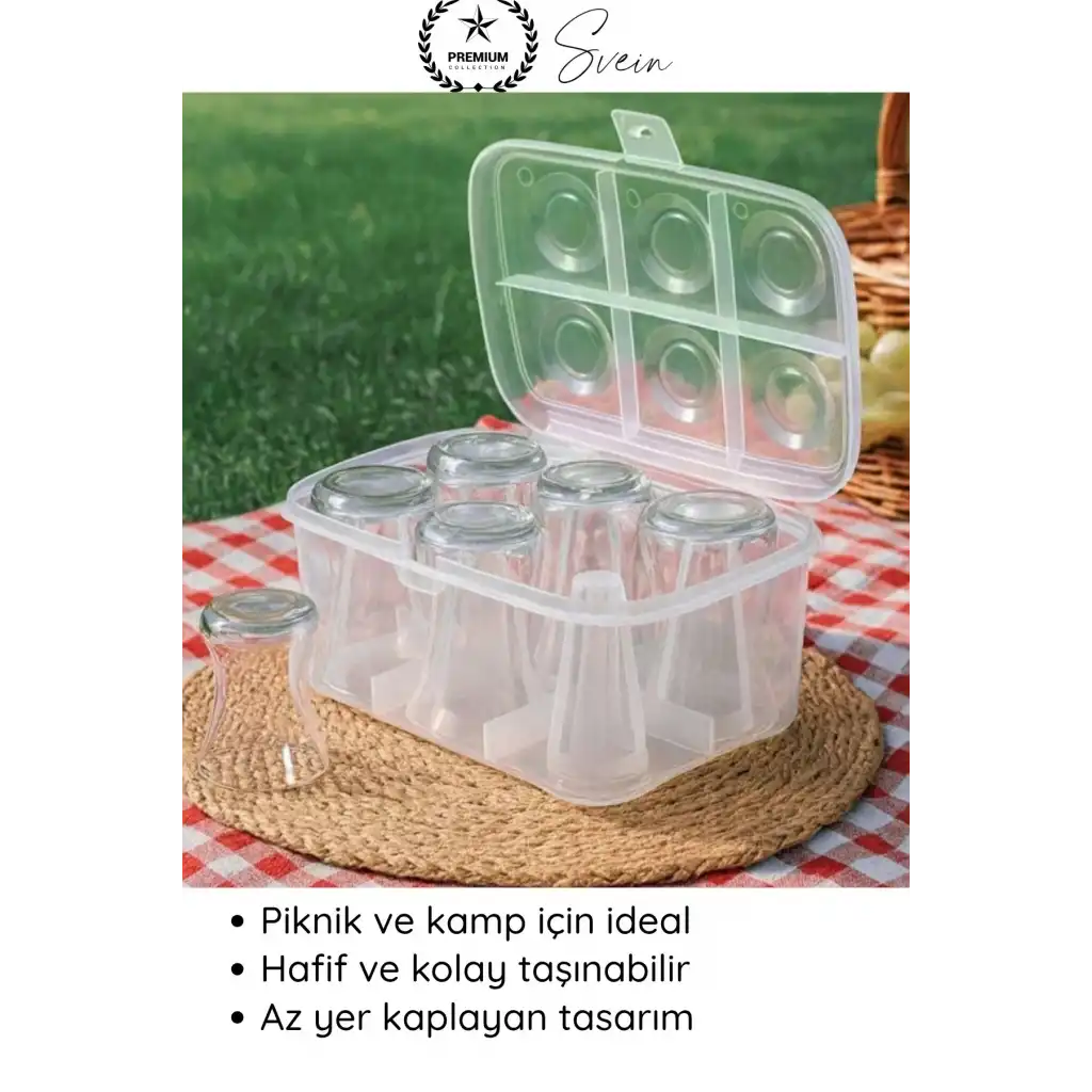 #ÇayBardağı Çay Bardağı Taşıma ve Saklama Kutusu Organizer Pratik Bardak Düzenleyici Kamp Piknik