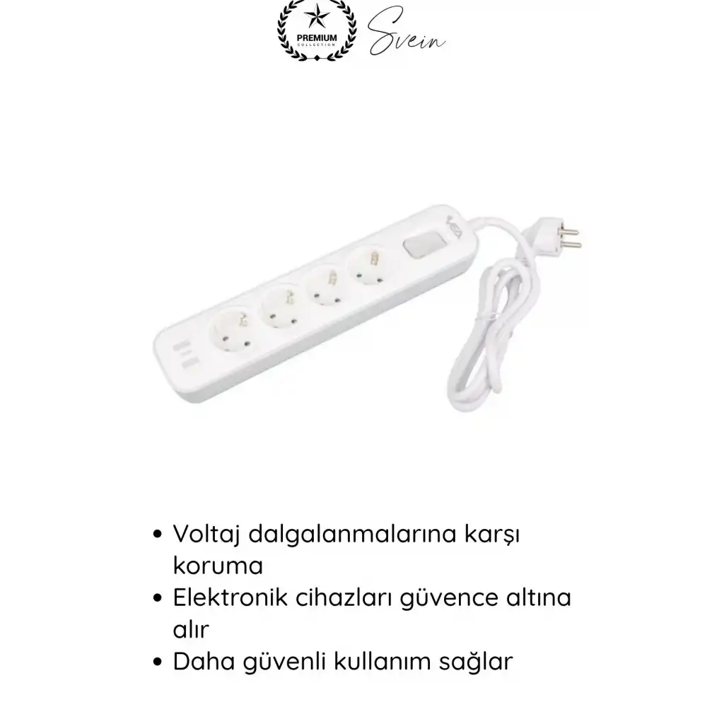 #UzatmaKablo 4’lü Akım Korumalı Priz 4000W 1.5 Metre Kablolu Çoklu Priz Aşırı Gerilim Korumalı 4 Soketli Güvenli Elektrik Kullanımı Uzatma Kablosu Dayanıklı Uzun Ömürlü Uzun Kablo Ev İş Yeri İçin