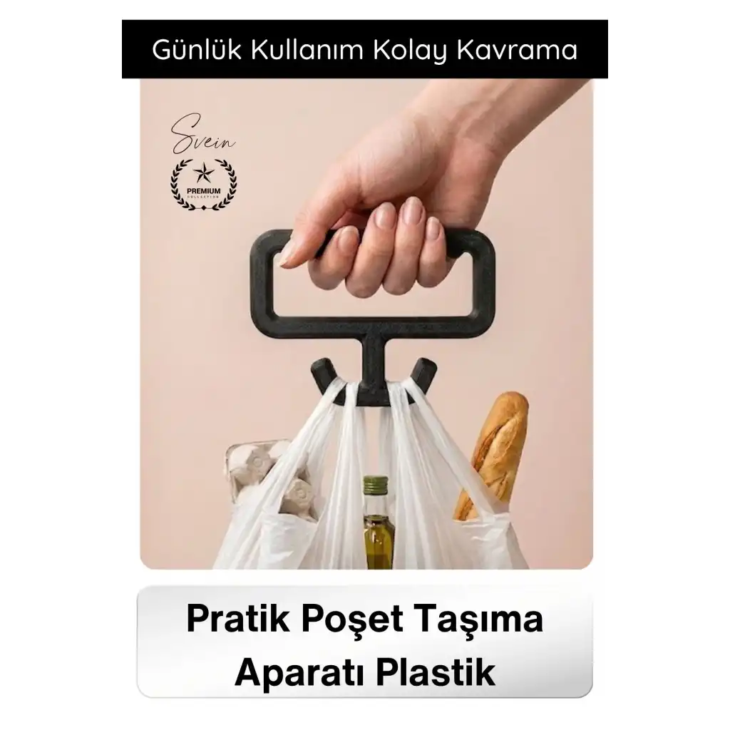 #Tutacak Pratik Poşet Taşıma Aparatı Plastik Ergonomik Tutacak Market Alışveriş Dayanıklı Konforlu Hafif Taşıyıcı El Koruyucu Askı Yardımcı Gereç Ev Mutfak Günlük Kullanım Kolay Kavrama