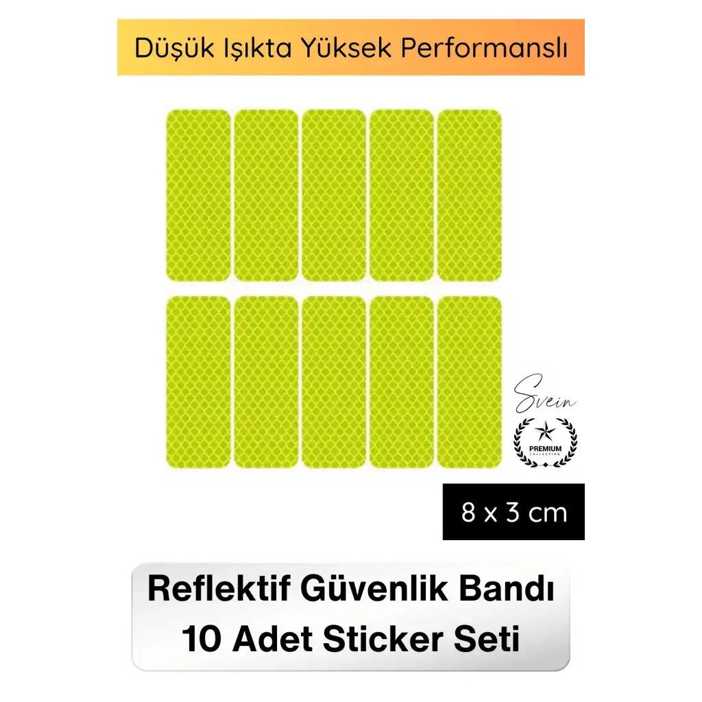 #Reflektör Reflektör Honeycomb Reflektif Güvenlik Bandı Altıgen Petek Dokulu 10 Adet Sticker Seti Yansıtıcı Bant Araç Motosiklet Bisiklet Kask Gece Görünürlük Su Geçirmez Yapışkanlı Uyarı Etiketi