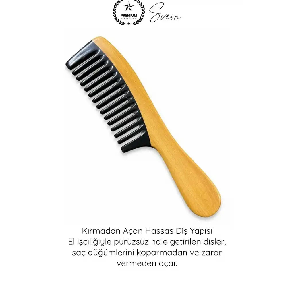 #Tarak El İşçiliği Doğal Kemik Saplı Tarak Palo Santo Aromalı Saç Bakım Tarağı Masaj Etkili Antistatik Dolaşım Artırıcı Düğüm Açıcı Sağlıklı Parlak Saç Bakım Aksesuarı