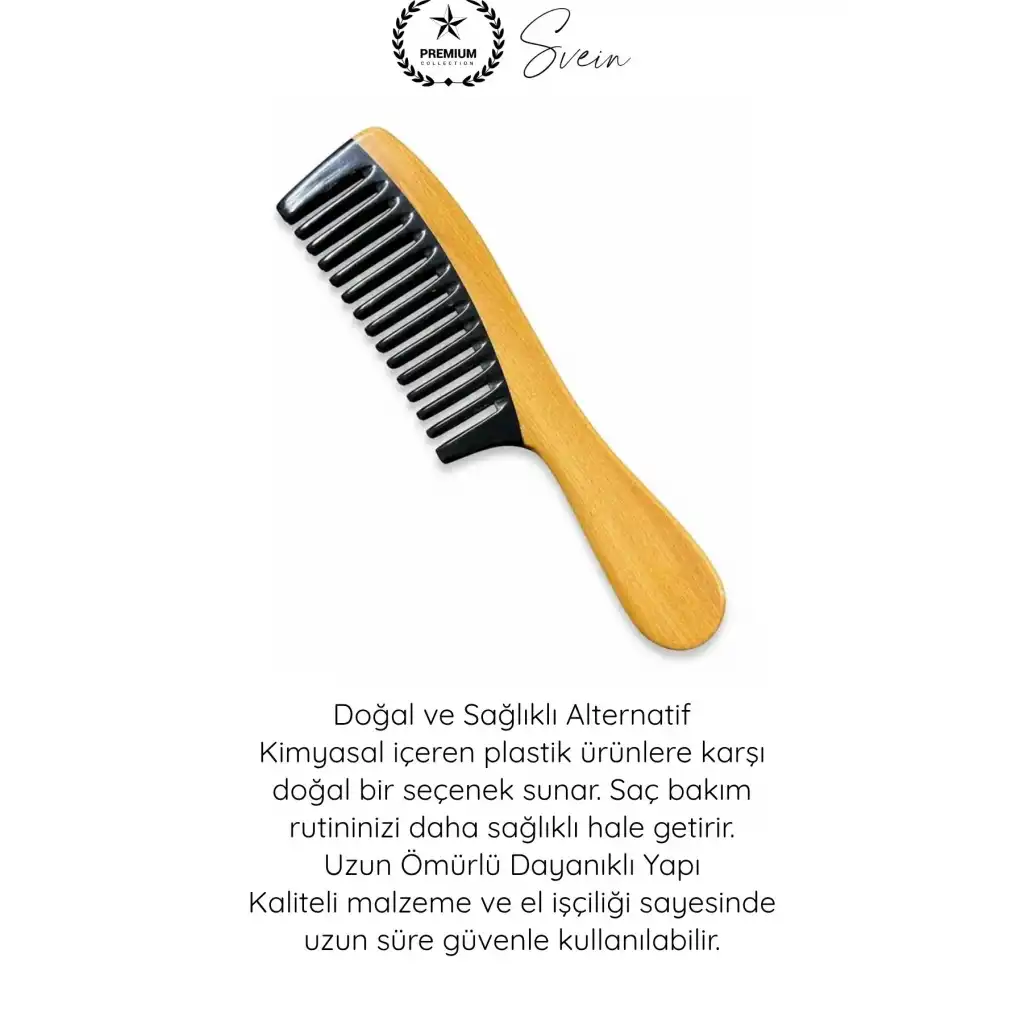 #Tarak El İşçiliği Doğal Kemik Saplı Tarak Palo Santo Aromalı Saç Bakım Tarağı Masaj Etkili Antistatik Dolaşım Artırıcı Düğüm Açıcı Sağlıklı Parlak Saç Bakım Aksesuarı