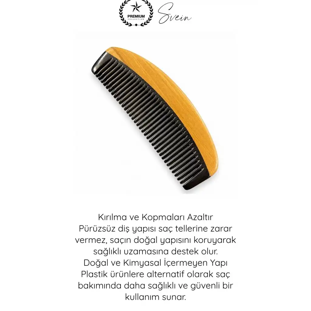 #Tarak El İşçiliği Sık Dişli Doğal Kemik Tarak Palo Santo Aromalı Antistatik Saç Bakım Tarağı Masaj Etkili Kompakt Sapsız Düğüm Açıcı Elektriklenme Önleyici Parlak Görünüm Aksesuar