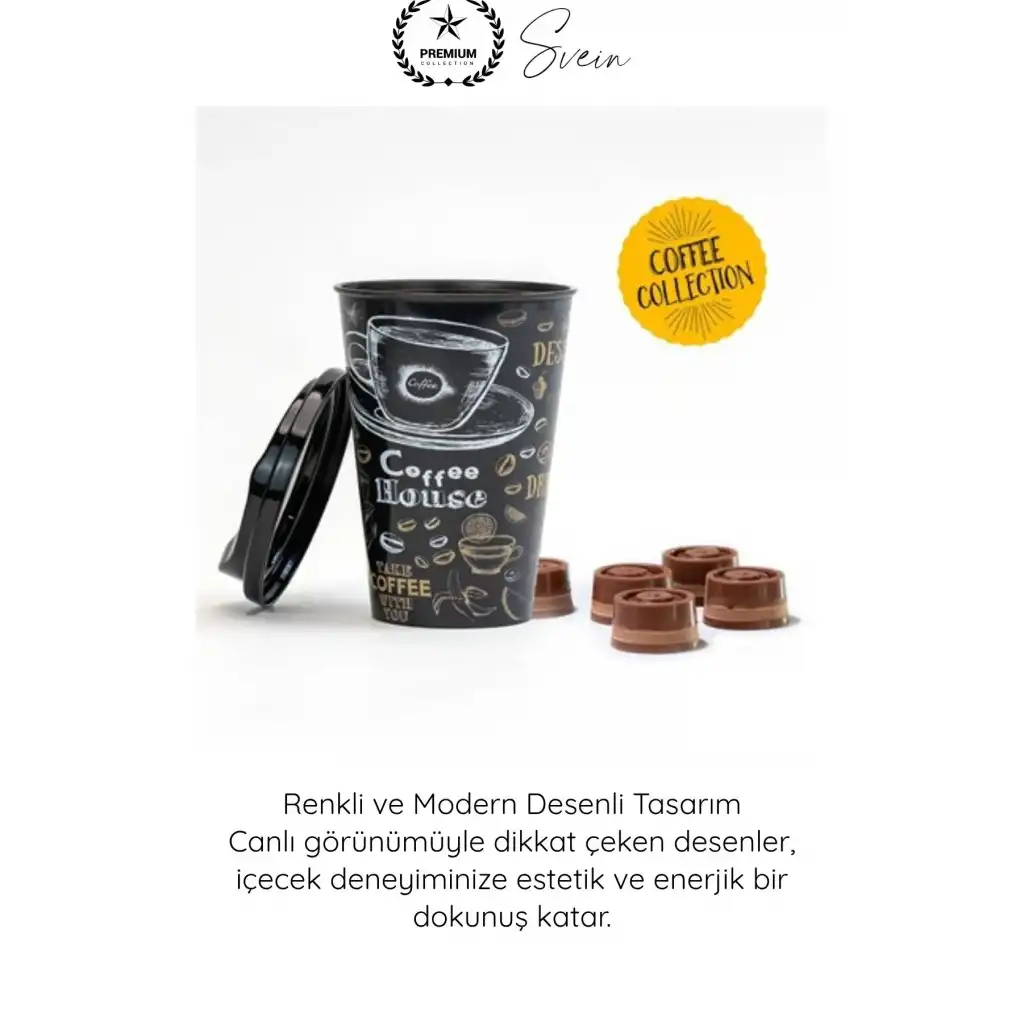 #Bardak Renkli Desenli Kapaklı Plastik Çay Kahve Bardağı 2’li Set 500 ML Taşınabilir İçecek Kupası Sızdırmaz Hafif Dayanıklı Soğuk Sıcak İçecek Ofis Araba Kamp Günlük Kullanım Mug Eğlenceli