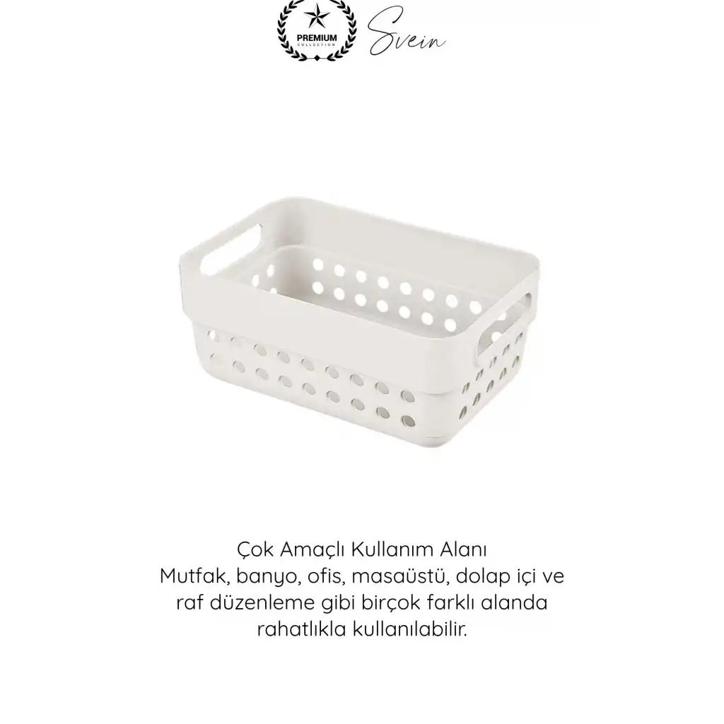 #Organizer 350 ML Plastik Organizer Sepet 3’lü Set Çok Amaçlı Düzenleyici Saklama Kutusu Dolap İçi Mutfak Banyo Masaüstü Çekmece Raf Organizeri Dayanıklı Kompakt Depolama Sepeti