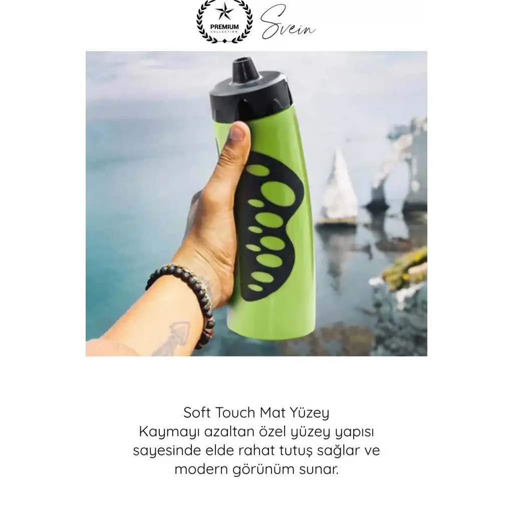 #Matara 700 ML Soft Touch Sporcu Su Matarası Kapaksız Renkli Kombin Mat Şişe Hafif Dayanıklı Taşınabilir Fitness Koşu Bisiklet Yoga Outdoor Günlük Kullanım İçme Suluk Bottle