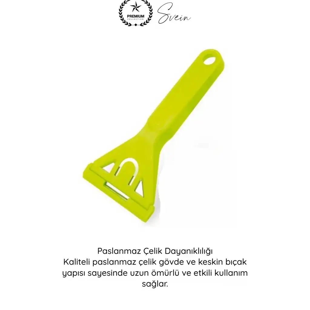 #Kazıyıcı Profesyonel Boya Kazıyıcı Spatula Cam Kazıma Aparatı Yüzey Temizleme Bıçağı Paslanmaz Çelik Jiletli Etiket Harç Silikon Sökücü Ergonomik Saplı Endüstriyel Temizlik Aleti 1 Adet