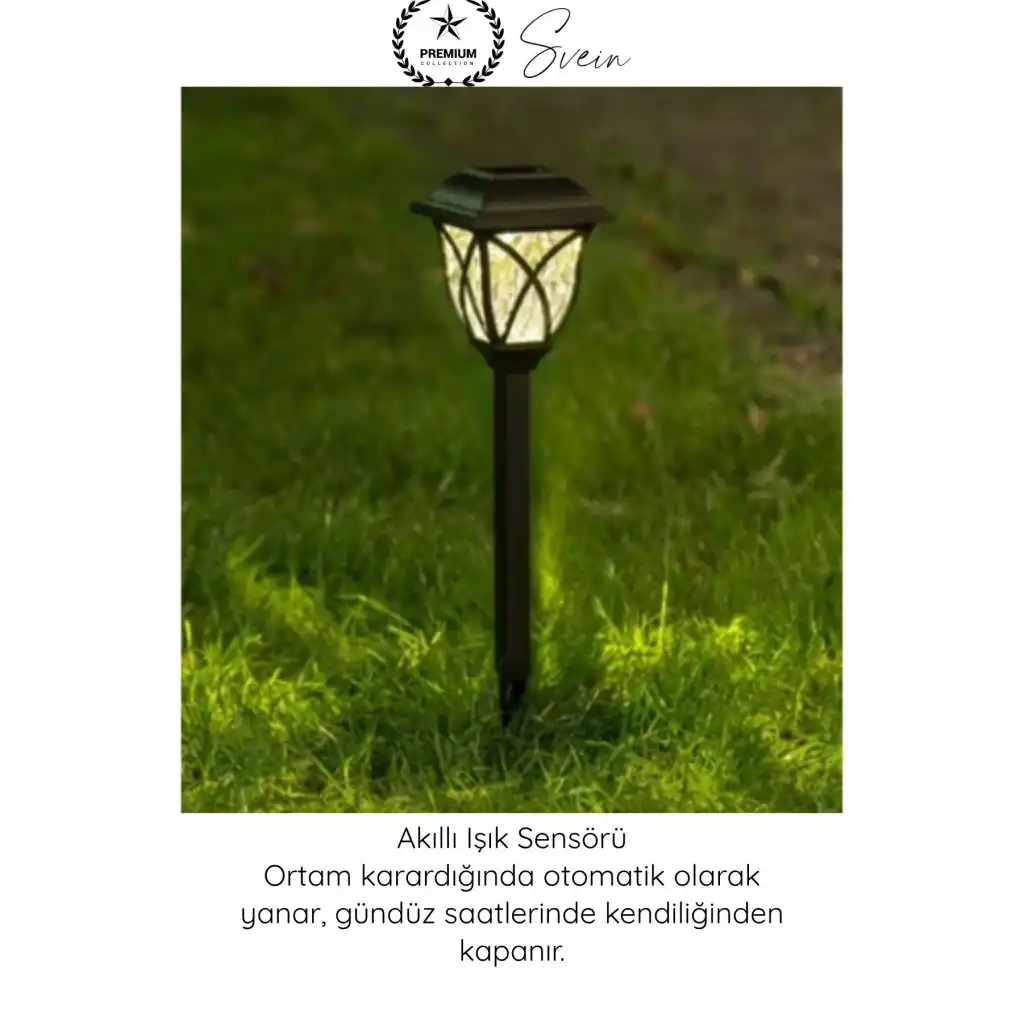 #BahçeAydınlatma Solar Bahçe Aydınlatması Güneş Enerjili LED 6lı Set Su Geçirmez Dekoratif Gün Işığı Otomatik Sensörlü Kazıklı Dış Mekan Yol Çim Teras Balkon Peyzaj Lambası IP65