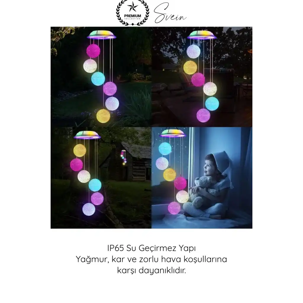 #SolarLed Solar Bahçe Dekoru 6 Toplu LED Peyzaj Aydınlatma Renkli Işıklı Güneş Enerjili Su Geçirmez Dış Mekan Kazıklı Balkon Teras Çim Yol Dekoratif Lamba IP65