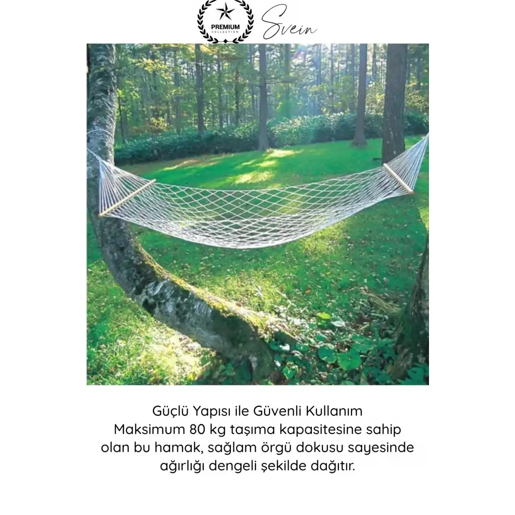 #Hamak Tek Kişilik Bahçe Balkon Kamp Piknik Hamak Ahşap Çıtalı Dayanıklı Örgü Eko İp Taşınabilir Konforlu Salıncak Dinlenme Yatağı Portatif Asma Yatak Outdoor Seyahat Teras Veranda Keyif Ağı