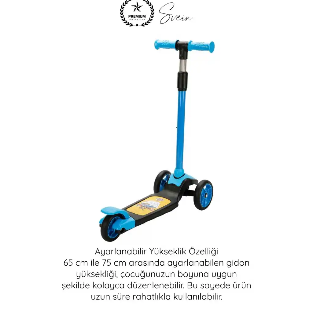 #Scooter Hayvan Figürlü 3 Tekerlekli Twistable Scooter Ayarlanabilir Yükseklik Frenli Katlanabilir Çocuk Scooter Kaydırmaz Taban Direksiyonlu Denge Geliştirici Unisex Oyuncak 3 Yaş Üzeri 50 Kg Taşıma