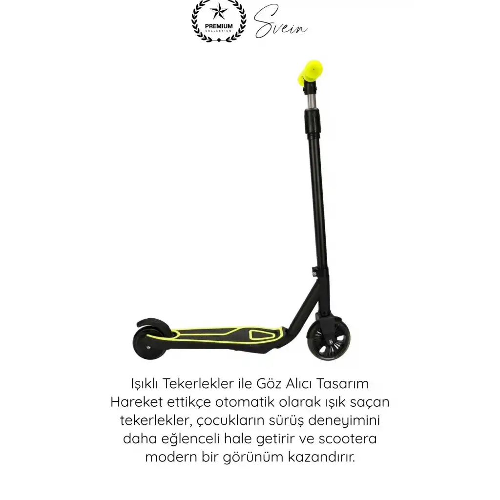 #Scooter 2 Tekerlekli Işıklı Scooter Ayarlanabilir Yükseklik Frenli Kaydırmaz Tabanlı Çocuk Scooter Antibakteriyel Elcikli Dayanıklı Tekerlekli Unisex 50 Kg Taşıma Kapasiteli Mavi Pembe Yeşil