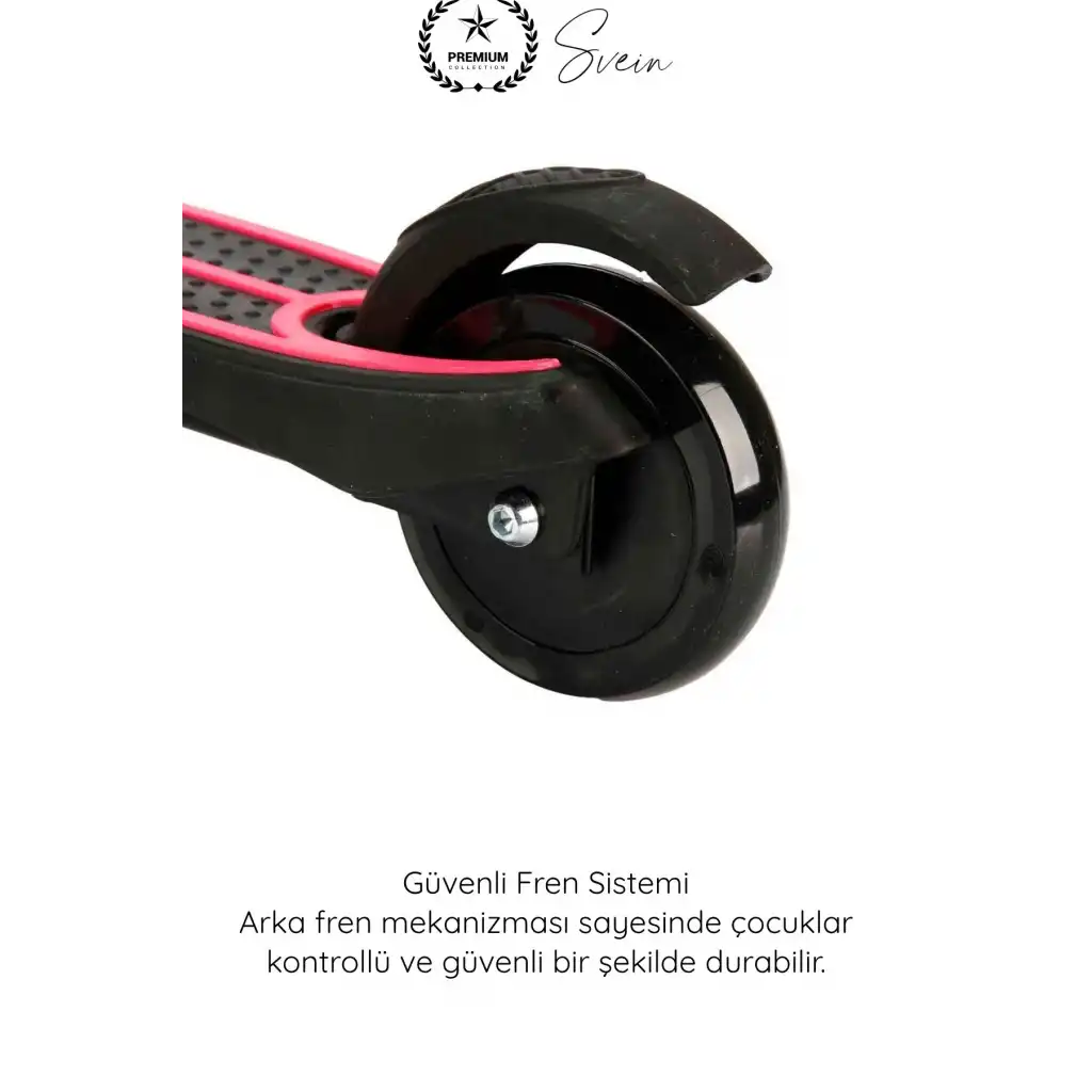 #Scooter 2 Tekerlekli Işıklı Scooter Ayarlanabilir Yükseklik Frenli Kaydırmaz Tabanlı Çocuk Scooter Antibakteriyel Elcikli Dayanıklı Tekerlekli Unisex 50 Kg Taşıma Kapasiteli Mavi Pembe Yeşil