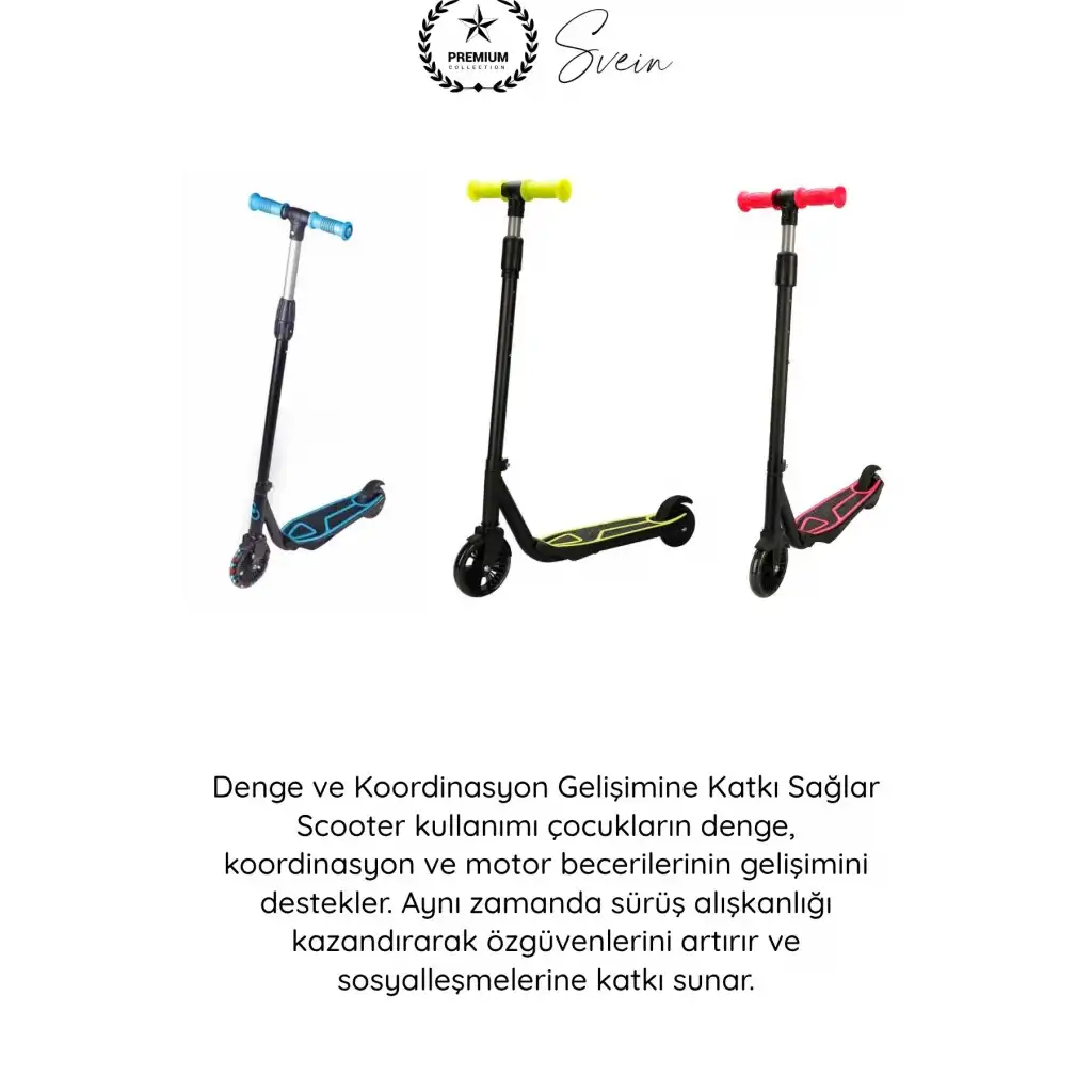 #Scooter 2 Tekerlekli Işıklı Scooter Ayarlanabilir Yükseklik Frenli Kaydırmaz Tabanlı Çocuk Scooter Antibakteriyel Elcikli Dayanıklı Tekerlekli Unisex 50 Kg Taşıma Kapasiteli Mavi Pembe Yeşil