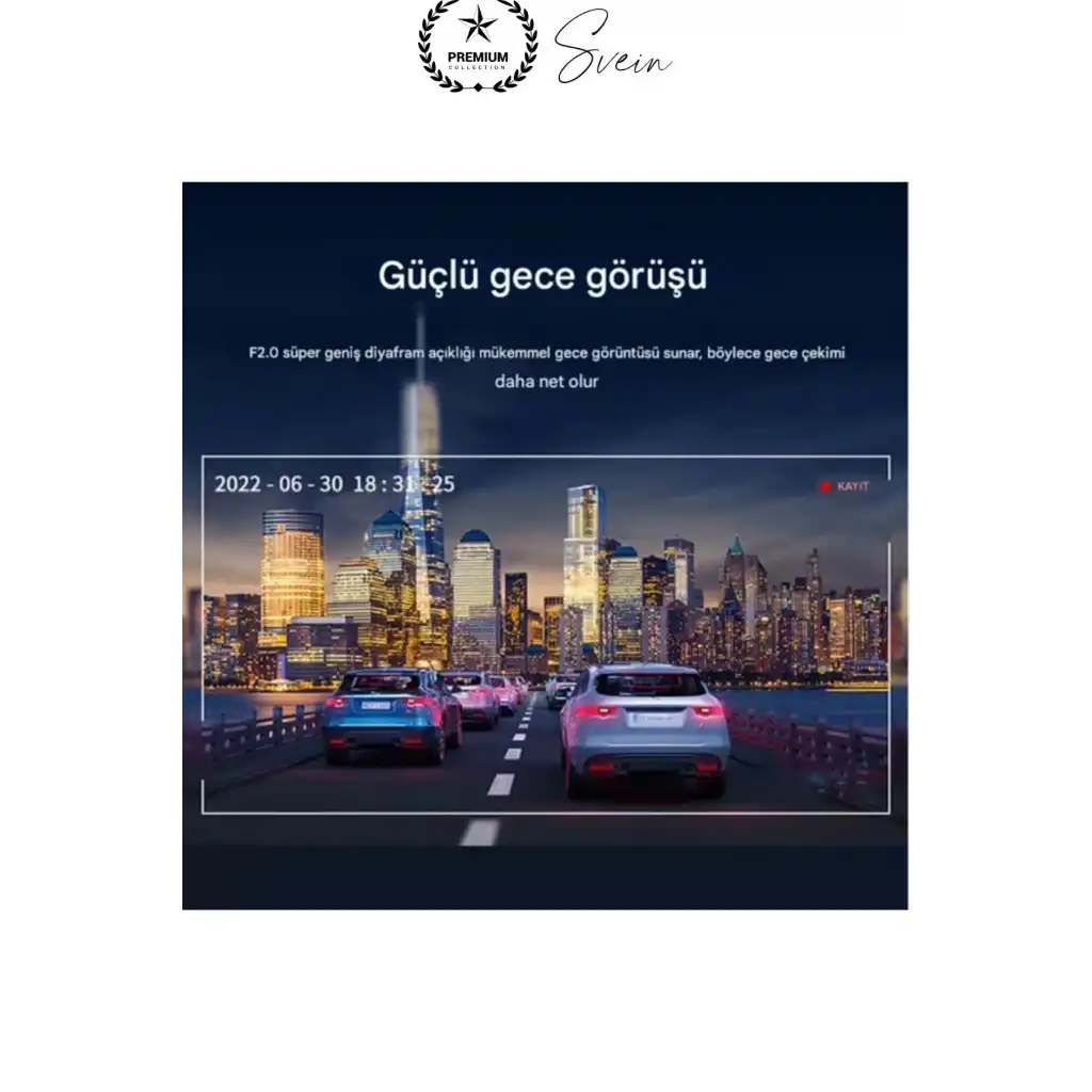 #Kamera Üç Kameralı Araç İçi Kayıt Sistemi Full HD 1080P Gece Görüşlü G Sensörlü Park Modlu Ön Arka İç Kamera IPS Ekran H.264 Döngüsel Kayıt Geri Görüş Destekli Oto Dash Cam Video Kaydedici