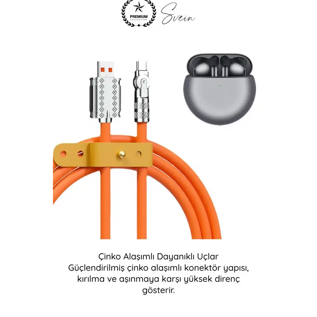 #ŞarjKablosu 3in1 Manyetik Hızlı Şarj Kablosu 120W Type C Lightning Micro USB Çinko Alaşımlı 1.2 Metre Dolaşmaz Data Veri Aktarım Destekli Dayanıklı Telefon Tablet Uyumlu USB Şarj Kablo