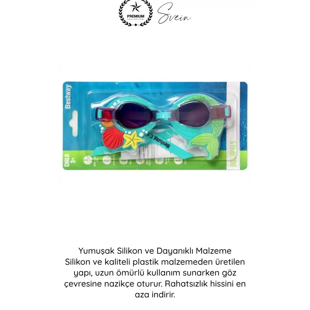 #DenizGözlüğü Çocuk Yüzücü Gözlüğü Antifog UV Korumalı Ayarlanabilir Yüzme Gözlüğü 3 Yaş Üzeri Havuz Deniz Kullanımı İçin Dayanıklı Konforlu Tasarım Silikon Kayışlı Su Geçirmez Buğu Önleyici