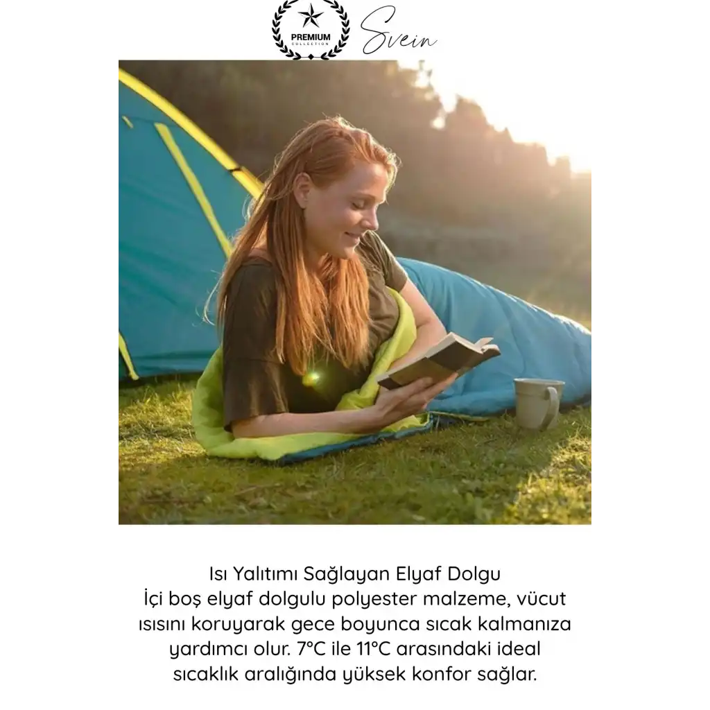 #UykuTulumu Kamp Piknik Karavan Outdoor Hafif Taşınabilir Polyester Elyaf Dolgulu Kapitoneli Başlıksız Kare Uyku Tulumu Taşıma Çantalı 180x75 cm 7 11 Derece Sıcaklık Aralığı Konforlu Dayanıklı