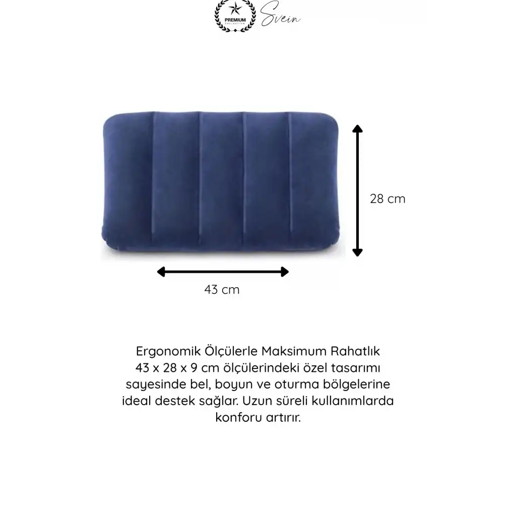 #Yastık Kadife Kaplı Şişme Minder Yastık Taşınabilir Konforlu Ergonomik Kamp Seyahat Oturma Destekli Havalı Yumuşak Dayanıklı Portatif Dinlenme Plaj Piknik Araba Ofis Boyun Bel Rahatlatıcı