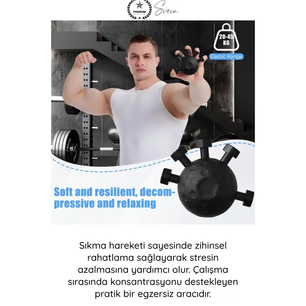 #ElYayı El Yayı Kavrama Gücü Egzersiz Topu Gripball Bilek Parmak Güçlendirme Aparatı Stres Giderici Odaklanma Antrenman Ekipmanı Rehabilitasyon Spor Fitness El Kas Geliştirme Topu