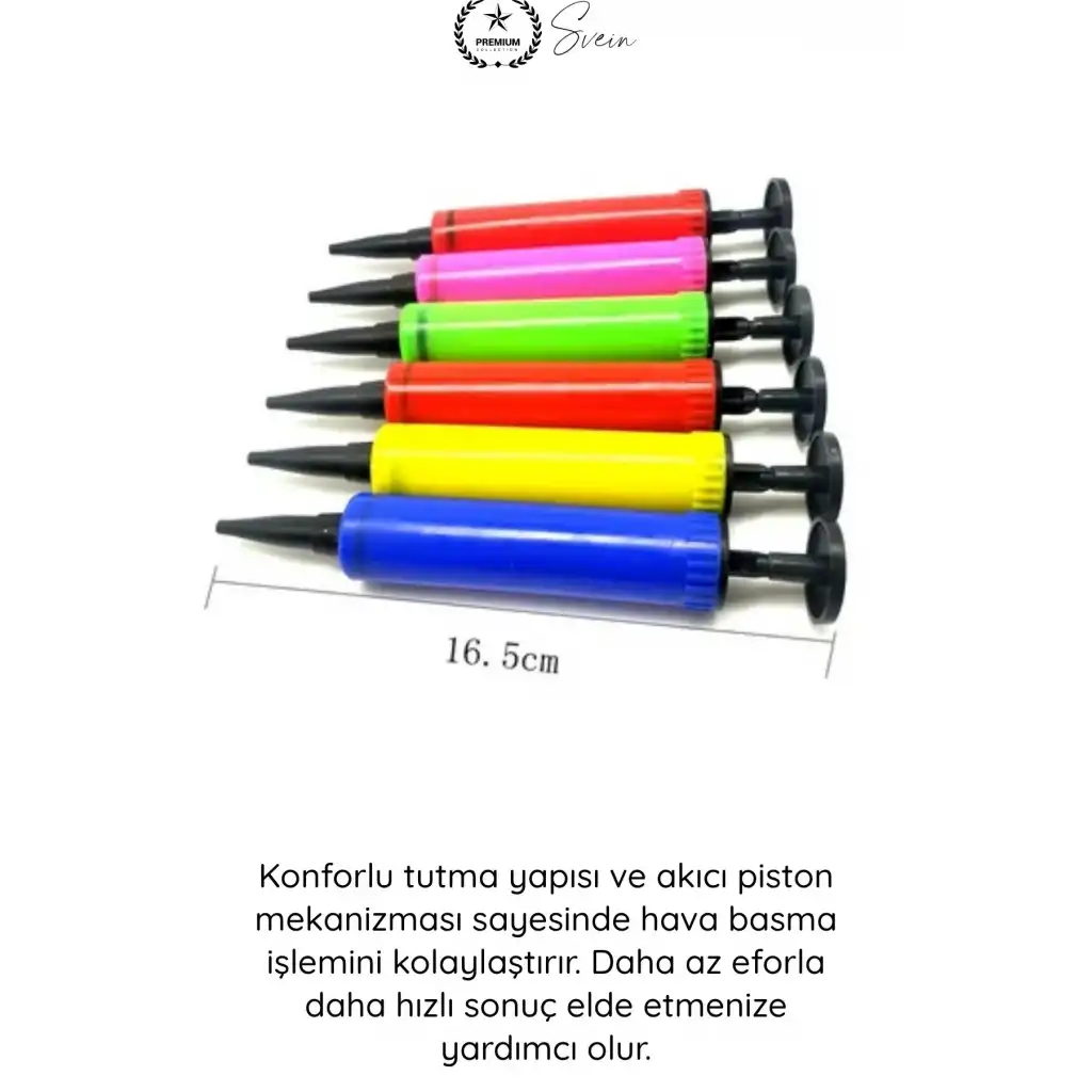 #Pompa Balon Şişirme Pompası Dayanıklı Plastik El Manuel Pratik Taşınabilir Hava Basma Aparatı Şişme Oyuncak Deniz Yatağı Can Simidi Parti Malzemesi Kamp Organizasyon Yardımcısı