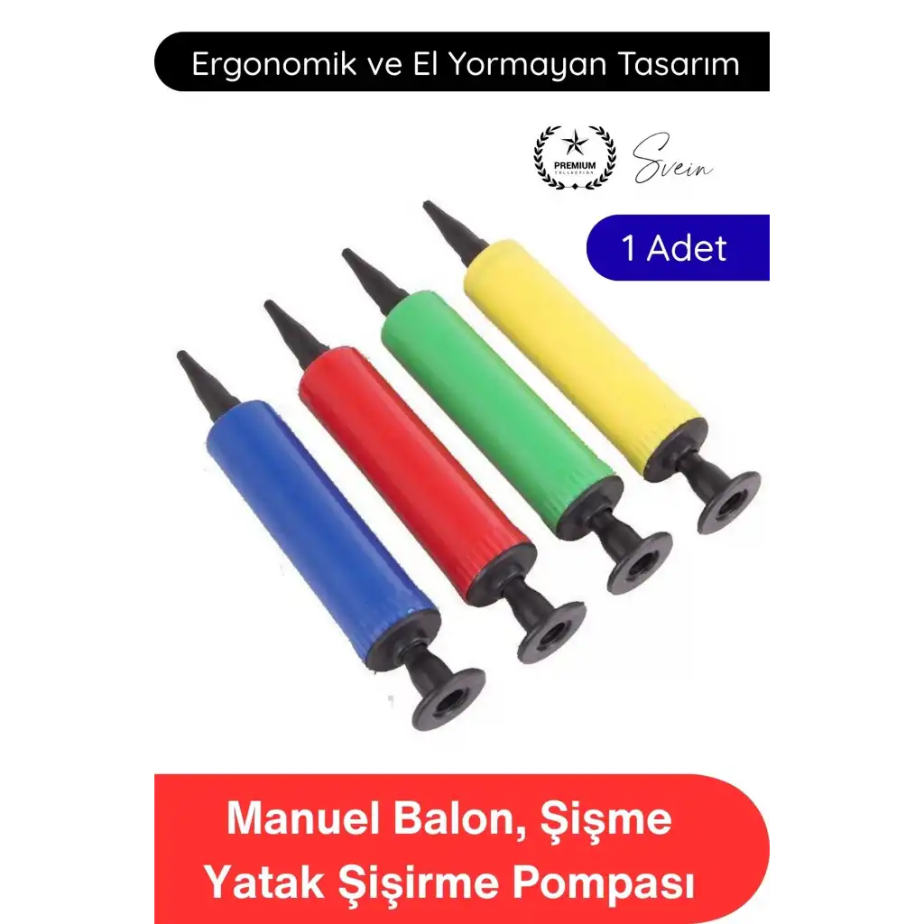 #Pompa Balon Şişirme Pompası Dayanıklı Plastik El Manuel Pratik Taşınabilir Hava Basma Aparatı Şişme Oyuncak Deniz Yatağı Can Simidi Parti Malzemesi Kamp Organizasyon Yardımcısı