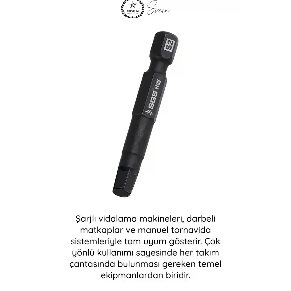 #Allen 6 mm Allen Bits Uç 5 cm S2 Çelik Profesyonel Alyan Tornavida Ucu Manyetik Altıgen Vida Sökme Takma Matkap Şarjlı Vidalama Uyumlu Black Pro Series Dayanıklı Hassas Uzun Ömürlü El Aleti Aparatı