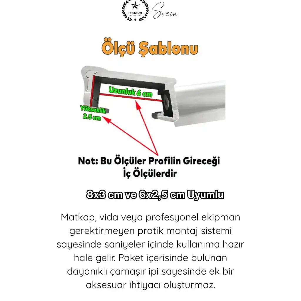 8x3 ve 6x2.5 cm Uyumlu Alüminyum Balkon Çamaşır Askılığı Takılabilir Küpeşte Kurutmalık Kare Boru Uyumlu Paslanmaz Metalik Hafif Dayanıklı 15 Kg Kapasiteli Pratik Montajlı İpli Ev Dış Mekan Askısı