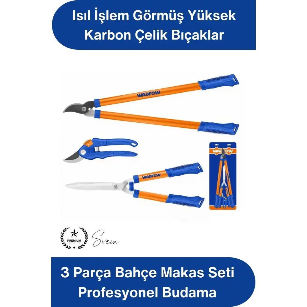 #Budama 3 Parça Bahçe Makas Seti Profesyonel Budama Makası Dal Kesme Çit Düzeltme Meyve Ağacı Çalı Çiçek Peyzaj Yüksek Karbon Çelik Ergonomik Sap Bahçıvan El Aleti Takımı