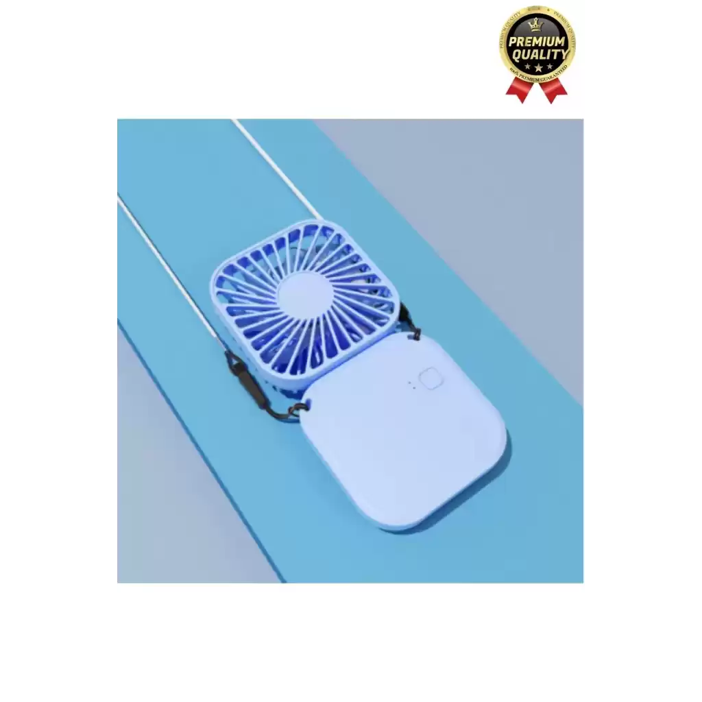 Çok Fonksiyonlu Taşınabilir Sessiz Serinletici Şarjlı Fan Masaüstü Ve Boyun Askılı Mini Vantilatör