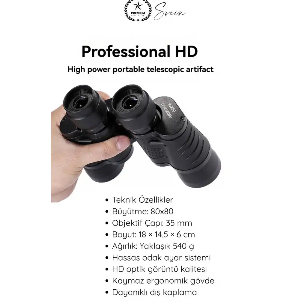 #Dürbün Profesyonel HD Gece Görüşlü El Dürbünü 80x80 Uzun Menzilli Avcılık Kamp Doğa Kuş Gözlem Teleskop Yüksek Büyütme Güçlü Optik Seyahat Balıkçılık Konser Spor Etkinlikleri İçin