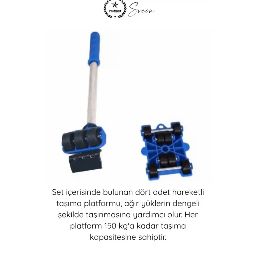 #EşyaTaşıma Mobilya Taşıma Kaydırma Aparatı Eşya Krikosu Tekerlekli Ağır Yük Taşıma Seti Kaldırma Kolu Dolap Koltuk Buzdolabı Masa Yatak Taşıyıcı Ev Ofis Nakliye Yardımcı El Aleti 5 Parça