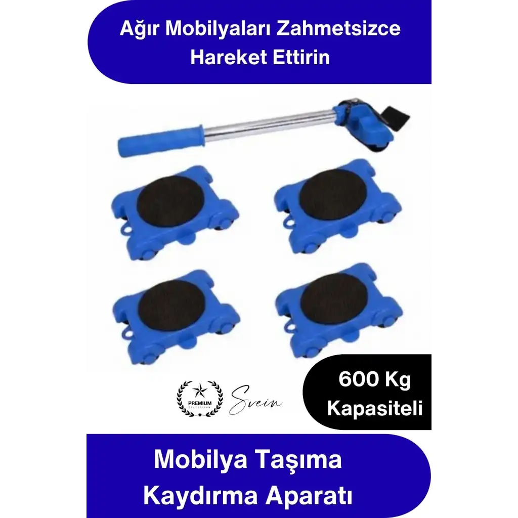 #EşyaTaşıma Mobilya Taşıma Kaydırma Aparatı Eşya Krikosu Tekerlekli Ağır Yük Taşıma Seti Kaldırma Kolu Dolap Koltuk Buzdolabı Masa Yatak Taşıyıcı Ev Ofis Nakliye Yardımcı El Aleti 5 Parça