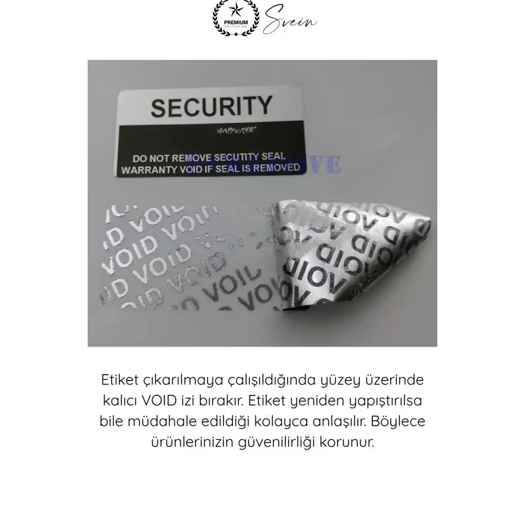 #GüvenlikEtiketi Yapışkanlı Güvenlik Etiketi VOID Mühür Bandı 30 Adet Kurcalama Garantili Ambalaj Koruma Sticker Kargo Paket Evrak Koli Kutu Güvence Mührü Sahtecilik Önleme Hasar Kontrol Etiket 3x8cm