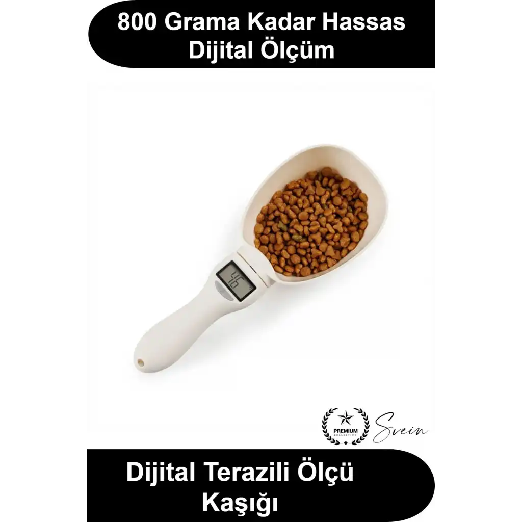 #ÖlçüKaşığı Dijital Ölçü Kaşığı Terazili 800 gr Hassas Mutfak Tartısı LCD Ekranlı Elektronik Baharat Un Şeker Kahve Sıvı Evcil Hayvan Maması Tartma Çıkarılabilir Uçlu Ergonomik Pastane Diyet Gramaj