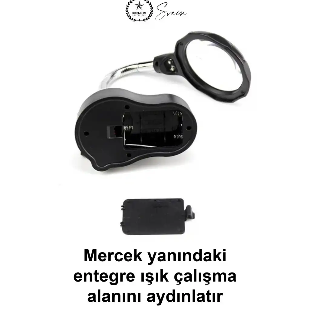 #HavyaStandı Mercekli Büyüteçli Havya Tutucu Işıklı Lehim Altlığı Elektronik Tamir Klipsli Üçüncü El Hassas Montaj Aparatı Metal Adaptörlü Saat Mücevher Maket Hobi Lehimleme Seti Devre Kartı Onarım