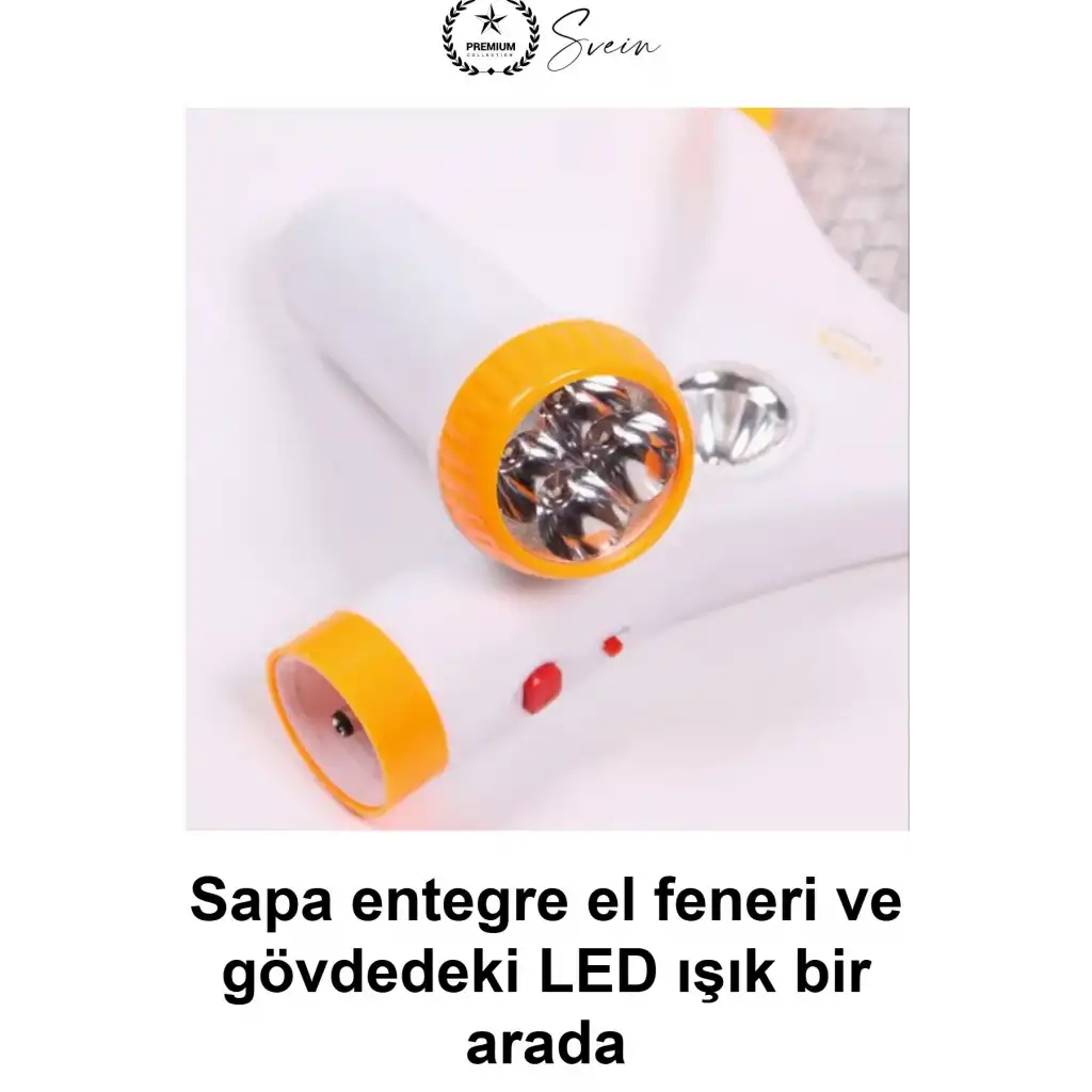 Şarjlı Sivrisinek Öldürücü Raket El Fenerli LED Işıklı Elektrikli Sinek Haşere Savar Yüksek Voltajlı Ev Bahçe Kamp Yazlık Ofis İçin Ergonomik ABS Gövdeli Geniş Ağ Yüzeyli Lityum Bataryalı Kullanım