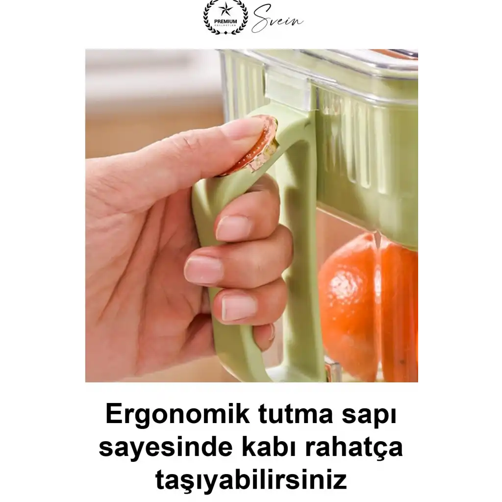 #BuzdolabıSaklamaKabı Vakumlu Kapaklı Süzgeçli Buzdolabı Saklama Kabı Şeffaf Sebze Meyve Organizeri Saplı Düzenleyici Kutu Mutfak Kiler Dolap İçi Erzak Gıda Muhafaza Sızdırmaz Tazelik Koruyucu Sepetli
