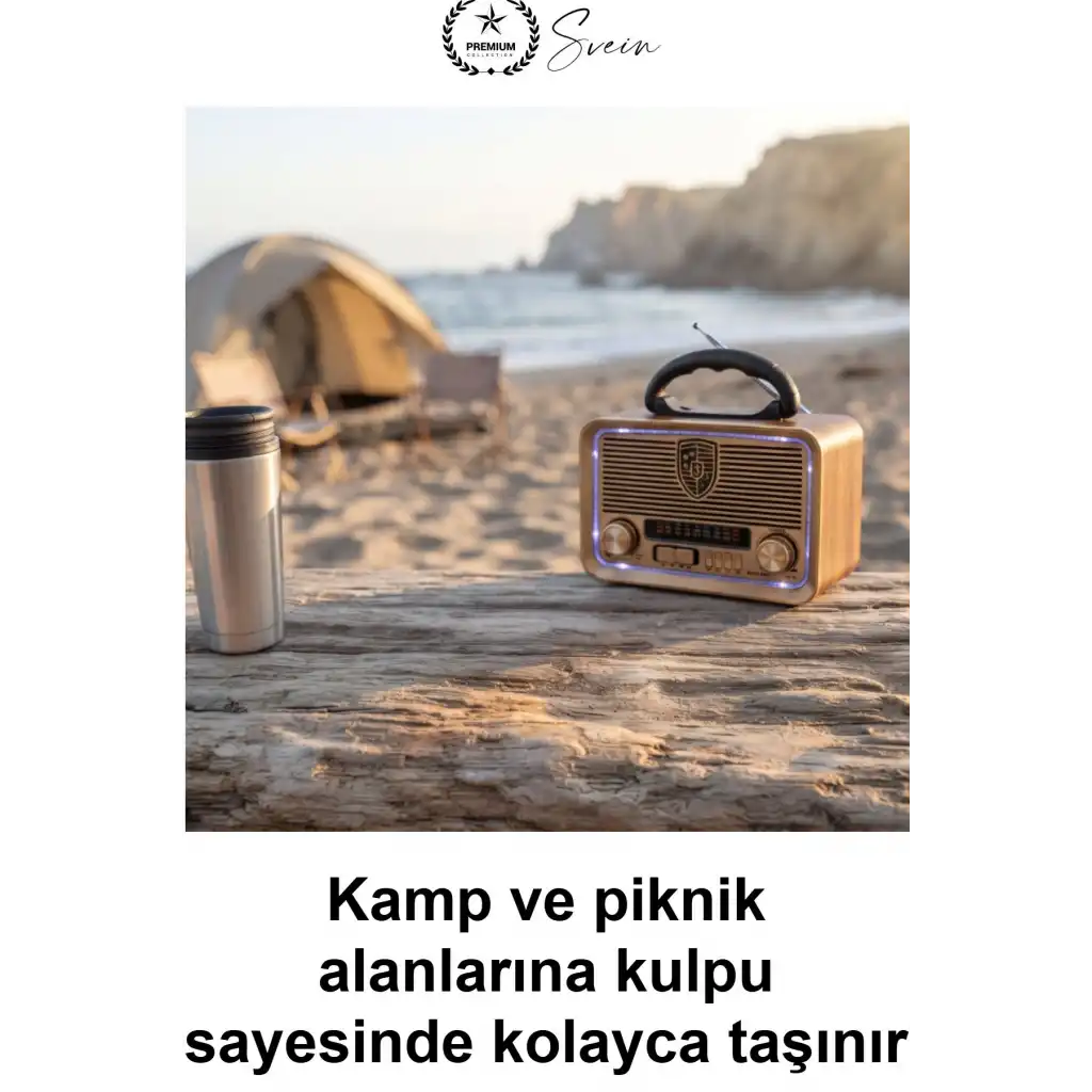#NostaljikRadyo Solar Panelli Retro FM Radyo Bluetooth Hoparlör Şarjlı LED Fenerli USB TF Kart MP3 Çalar AUX Girişli Ahşap Görünümlü Taşınabilir Kamp Müzik Kutusu Dekoratif Hediyelik Eski Tip Antenli