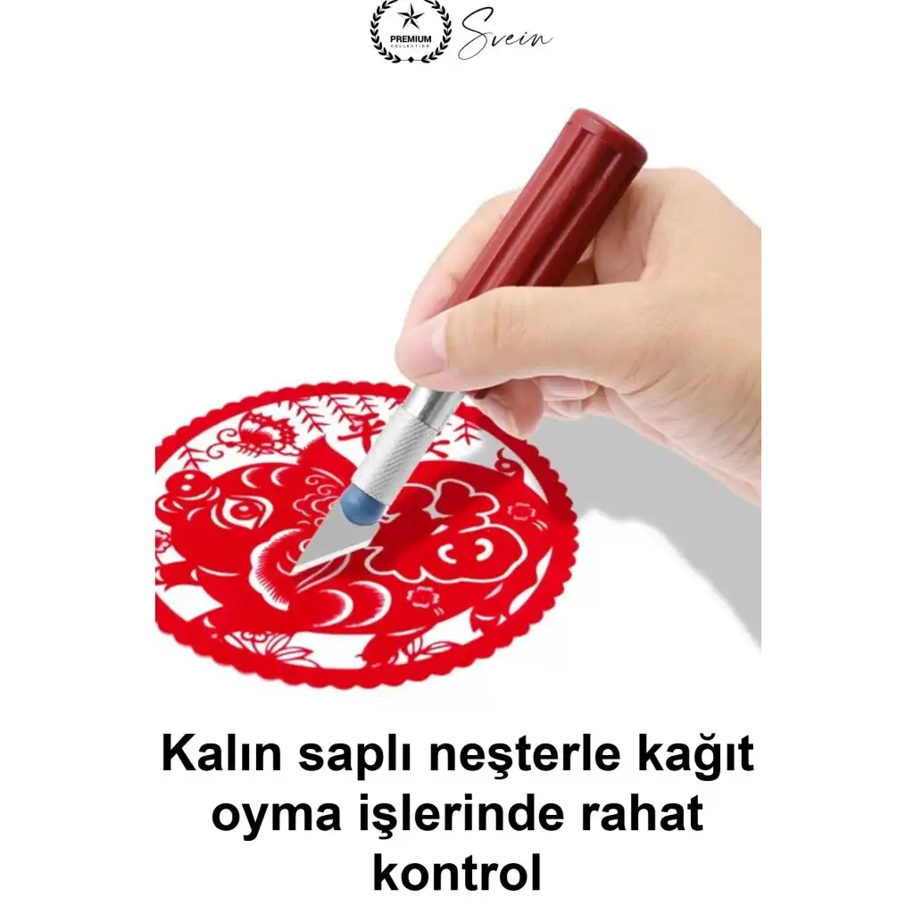 #NeşterSeti 16 Parça Hobi Neşter Seti 13 Maket Bıçağı Gravür Kalemi Hassas Kesim Kağıt Oyma Aleti Maketçi Kretuar El Sanatları İçin Kutulu Metal Saplı Çelik Değiştirilebilir Yedek Uç Takımı