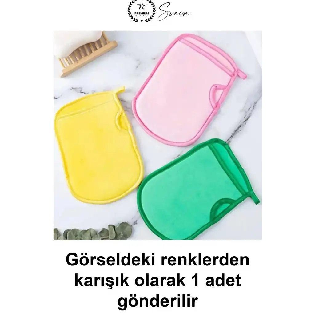 Bebek Banyo Kesesi Eldiven Model Yumuşak PVA Peeling Yetişkin Vücut Duş Ölü Deri Temizleyici Parmak Delikli Ergonomik Esnek Cilt Dostu Nazik Arındırıcı Aşınma Dirençli Dayanıklı Karışık Renk