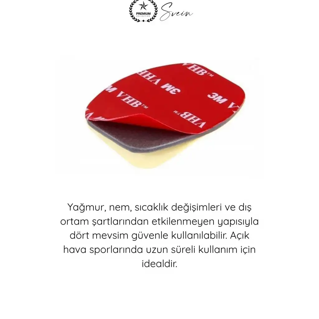 #KameraBandı Araç Kamerası Yapıştırma Bandı 3M Çift Taraflı Su Geçirmez Ped Otomobil Motosiklet Kask Aksiyon Kamera GoPro Sabitleme Pedi Endüstriyel Güçlü Montaj Aparatı 45x35mm 4 Adet