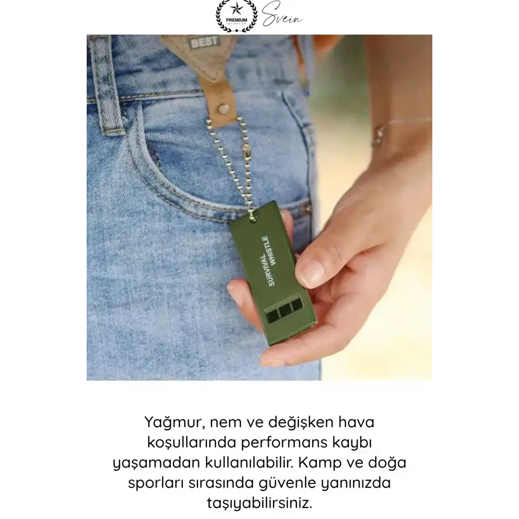 #KampDüdüğü Kamp Acil Durum Düdüğü Yüksek Sesli Survival Outdoor Emniyet Güvenlik ABS Plastik Kurtarma Dağcılık Trekking Arama Sinyal Düdük Suya Dayanıklı Hafif Taşınabilir Profesyonel Ekipman
